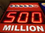 Powerball Jackpot is $500&nbsp;Million